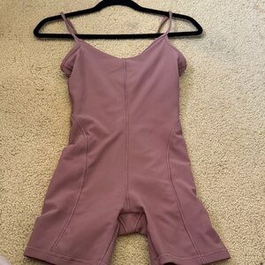 Lululemon Pink Spaghetti Strap Romper